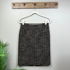 Classiques Entier Tweed Boot Skirt Black Tan 4
